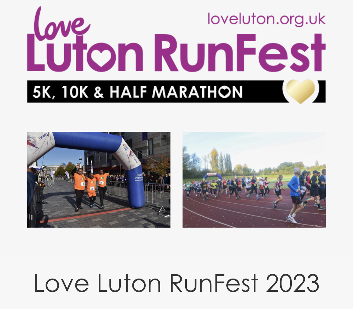 Love Luton RunFest 2023 - Half Marathon, 10K & 5K