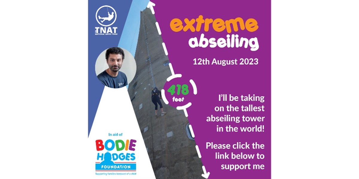 Adam Sarson is fundraising for Bodie Hodges Foundation