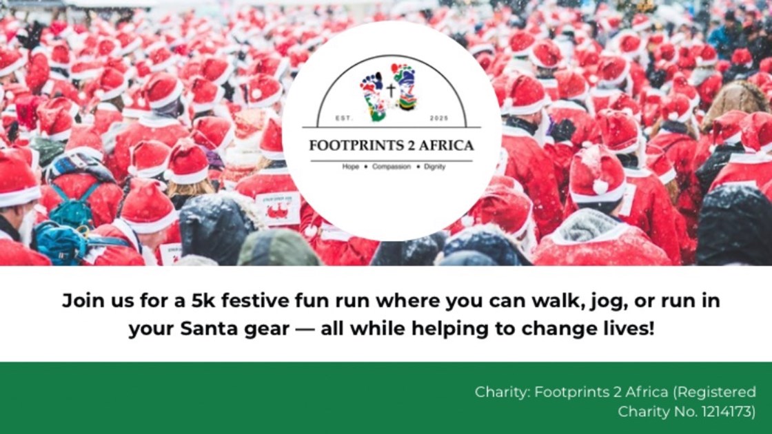 🎅Santa Fun Run for Footprints 2 Africa🎄 - JustGiving