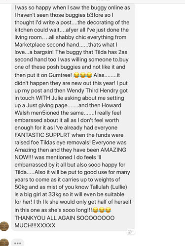 Update from the Page owner