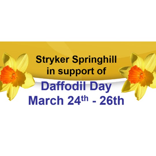 Stryker Springhill, Daffodil Day fundraising 