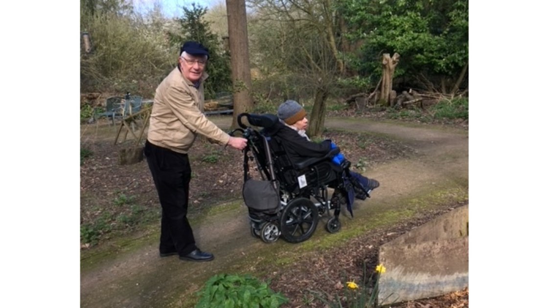 Wheelchair accessible pathways and new seating areas for our woodland