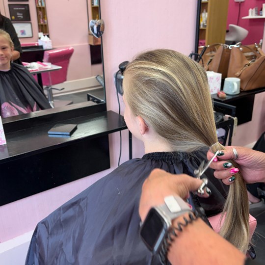 Freddie's donating his hair