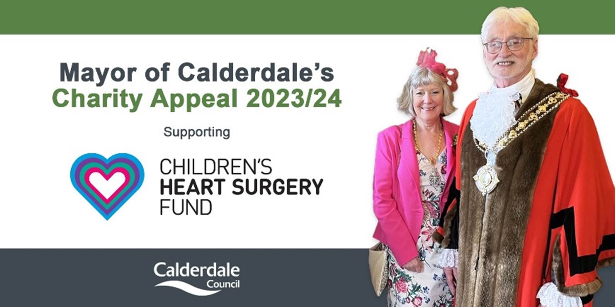 Mayor of Calderdale is fundraising for Children's Heart Surgery Fund