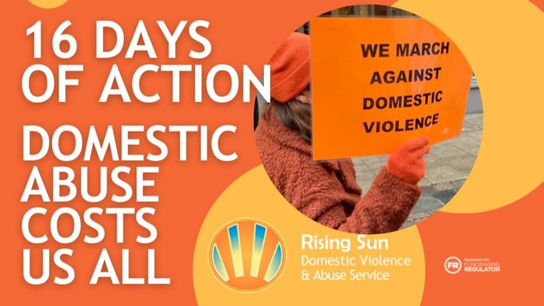 16 Days of Action : Domestic Abuse Costs Us All - JustGiving