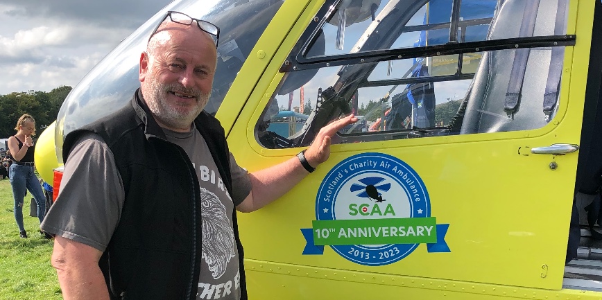 David Brodie is fundraising for Scotland s Charity Air Ambulance