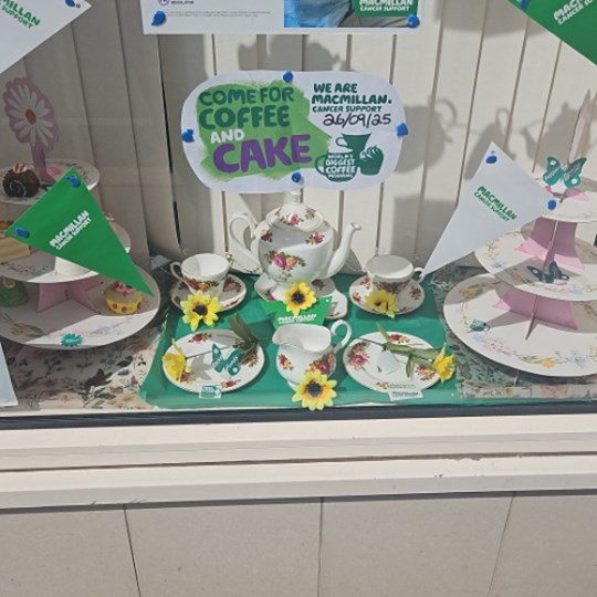 Macmillan Coffee Morning 2025  Rowland Brothers