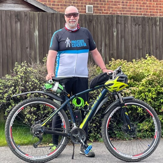 Richard's Cycle the Month Challenge for Prostate Cancer