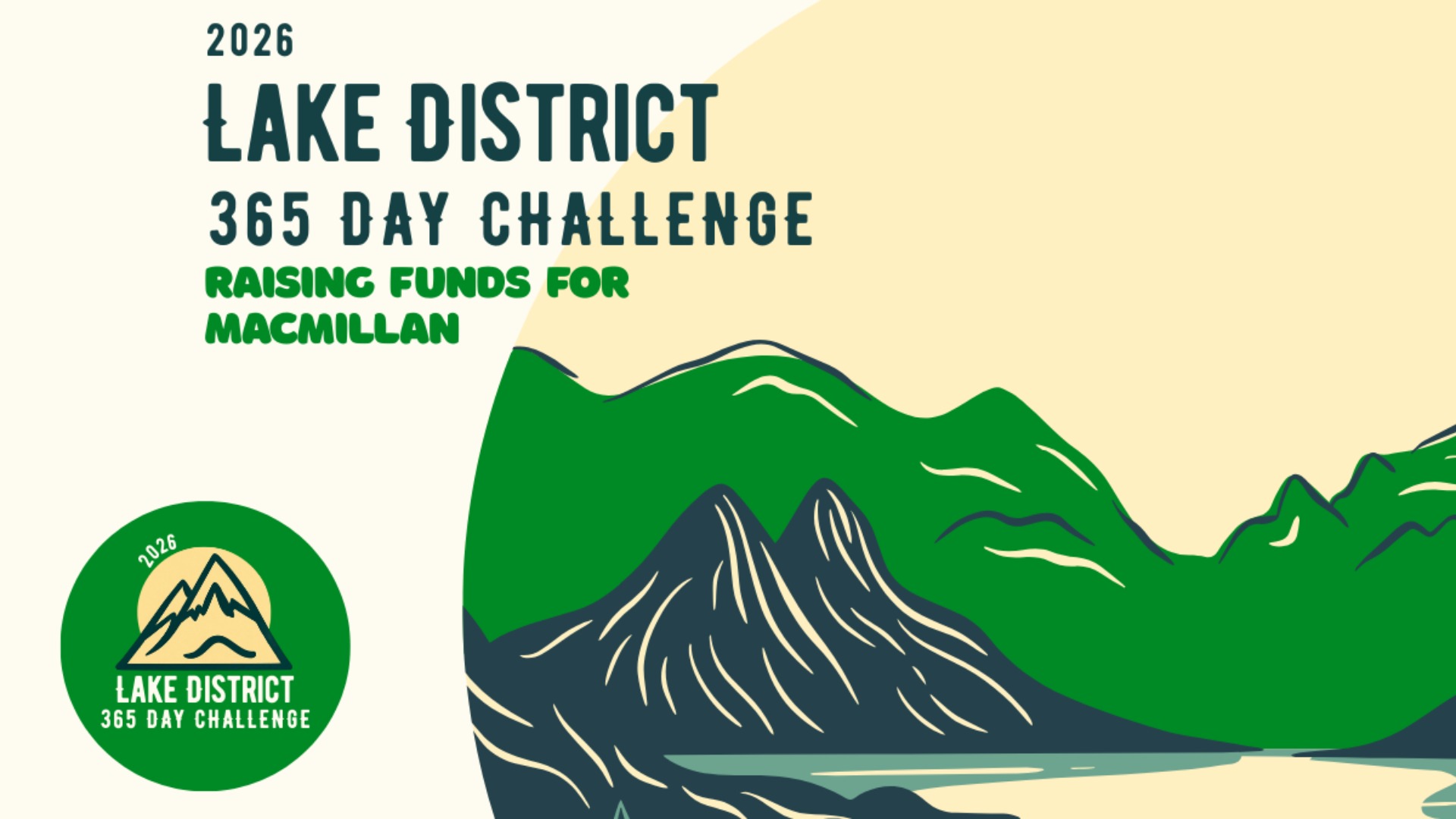 Challenge 365 for Macmillan. Plus Lake District Mighty Hike