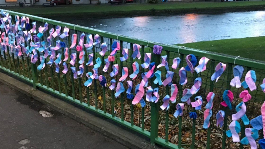 Sands Ribbon Display's for Baby Loss Awareness Week - JustGiving