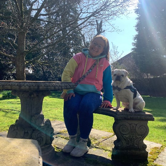 Amanda  Scrumpy Walks with Lee