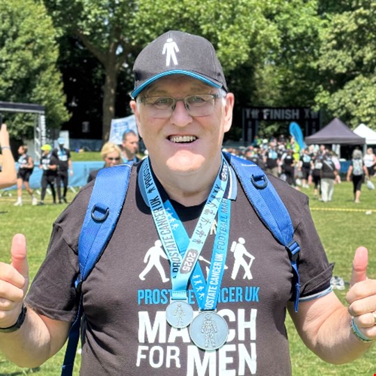 Alan's fundraising page