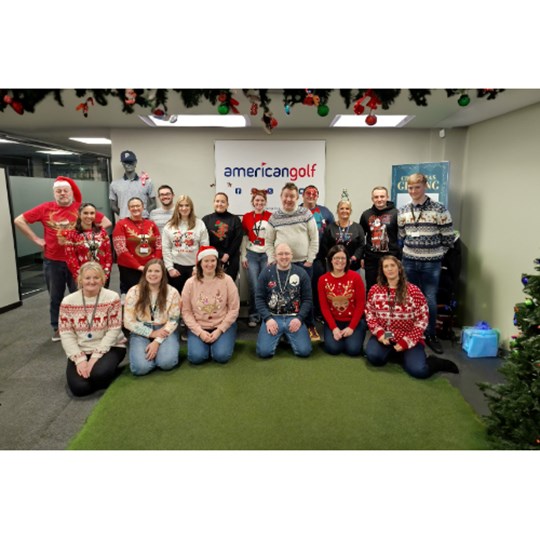 American Golf Christmas Jumper Day is raising money for Save The