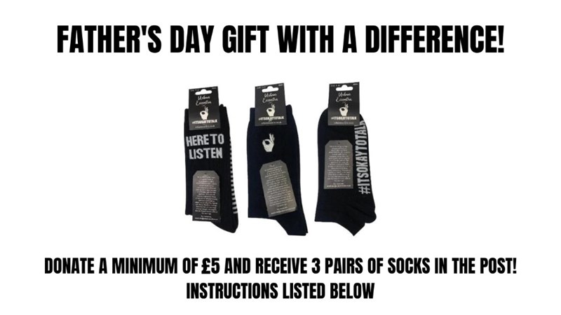 Father Rocks Socks Cookstown ANDYSMANCLUB Socks - Father's Day Gift! - JustGiving