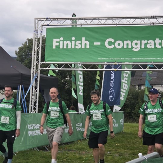Daz walks 25 miles for fun and charity