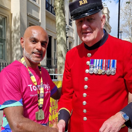 Mr Sheth's fundraising page