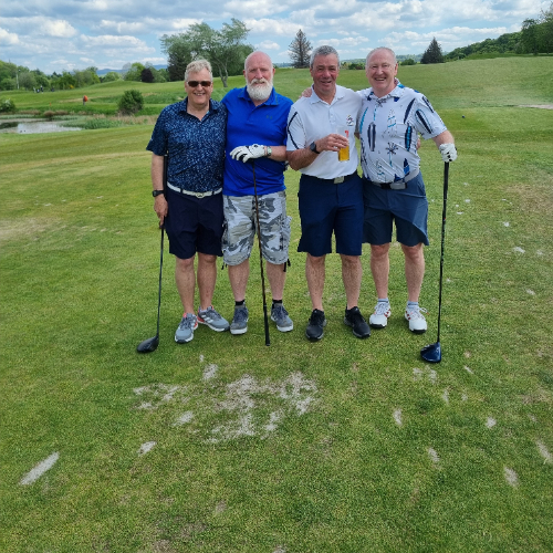 James Prostate golf fundraising