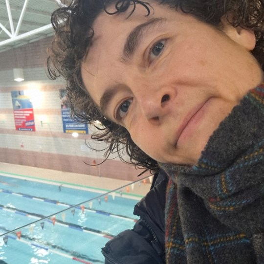 Sabrina swims the channel - maybe also return