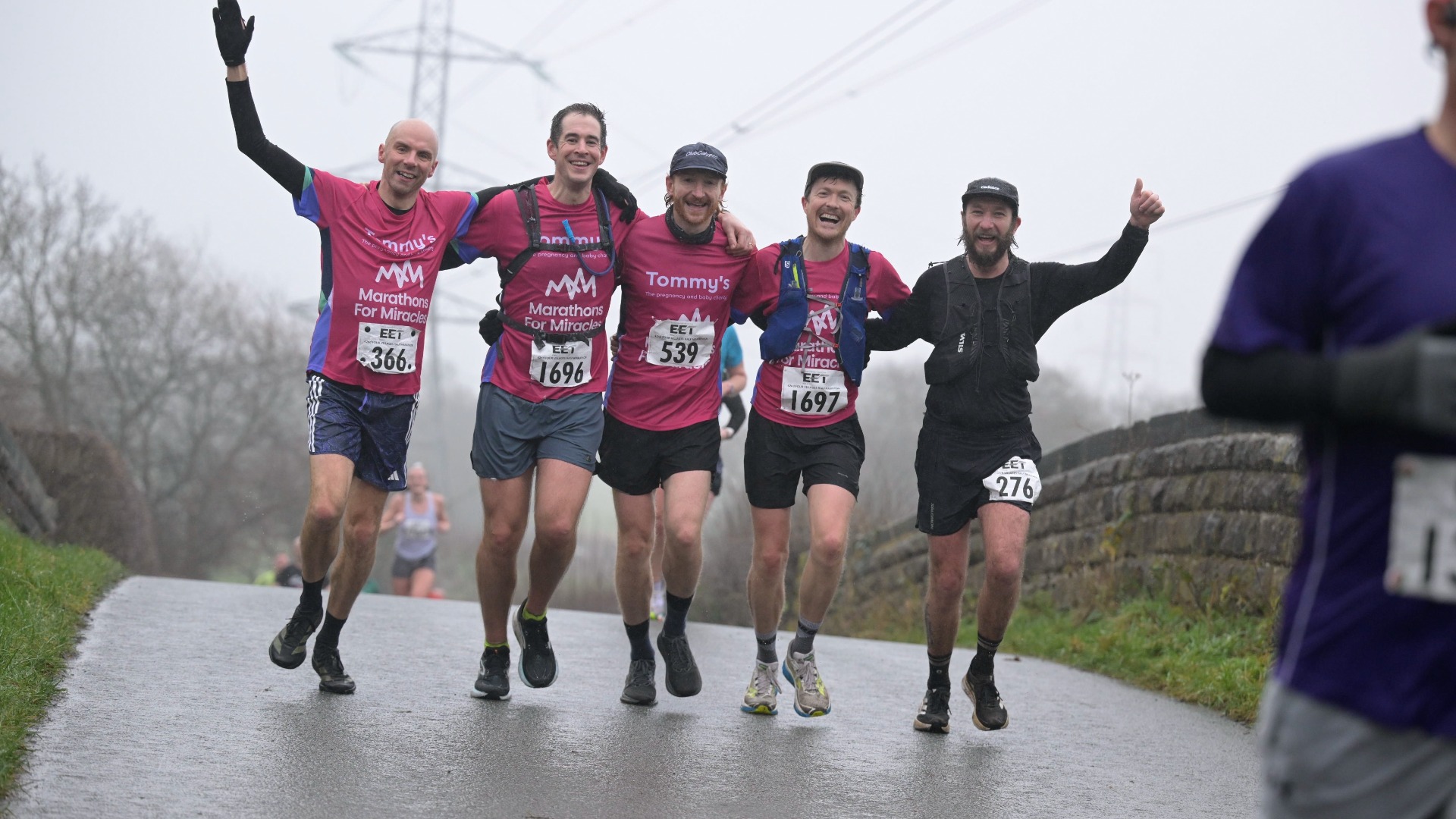 Jonathan's fundraiser with Marathon for Miracles for Tommy’s, the pregnancy and baby charity