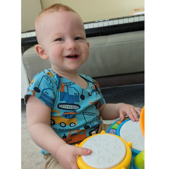 Nathaniel's first sponsored event