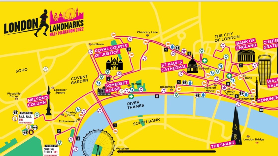 London Landmarks Half Marathon/qrcode JustGiving