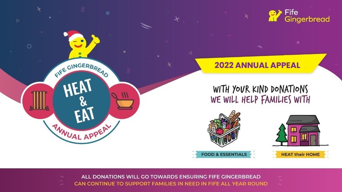 Fife Gingerbread 'Heat and Eat' Annual Appeal 2022 JustGiving