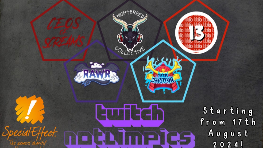 Twitch NOTlimpics is fundraising for SpecialEffect