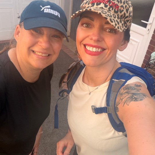 Jennifer's fundraising page