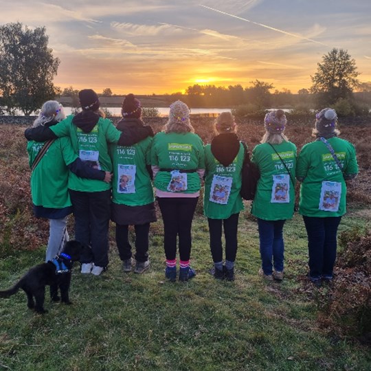 Nicola Ledger's Dawn Walk for David