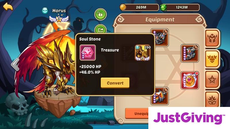 Crowdfunding to Idle Heroes Hack Generator on JustGiving