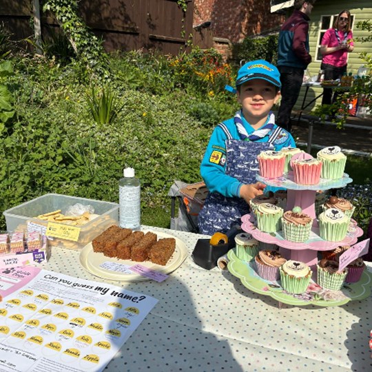 Ted's Cake sale for Guide Dogs