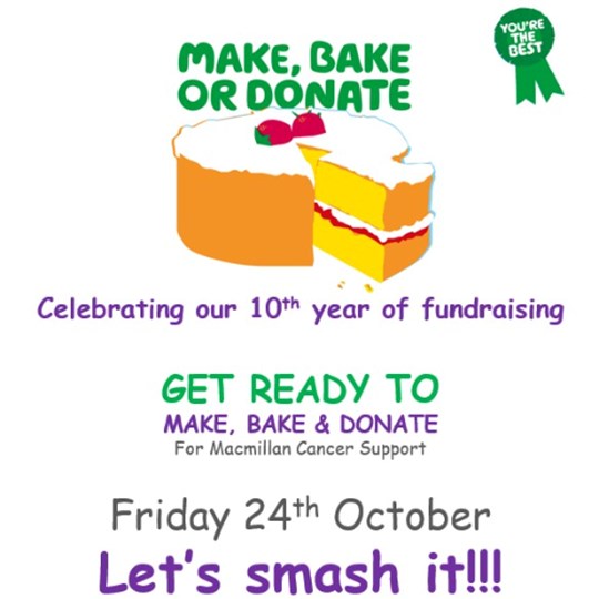 Macmillan Coffee Morning 2025