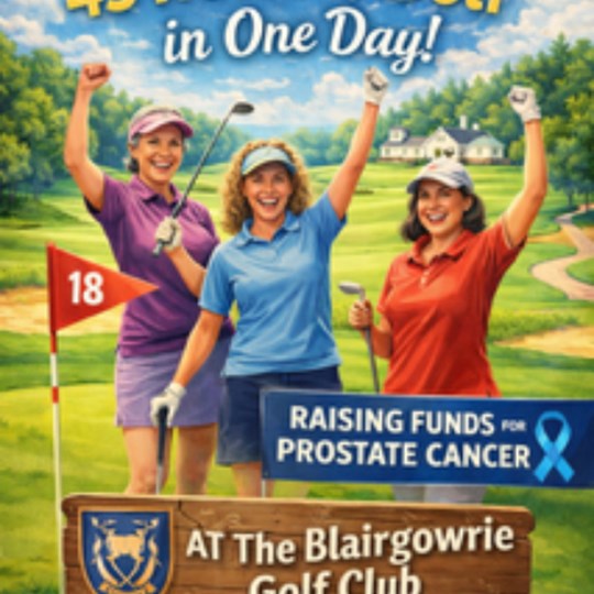 THREE TEES FOR THE BOYS - 45 HOLES OF GOLF IN ONE DAY - ONE BIG CAUSE