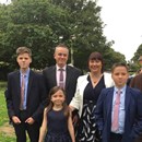 Michelle. Andy, Thomas, Harry and Lily Bedser