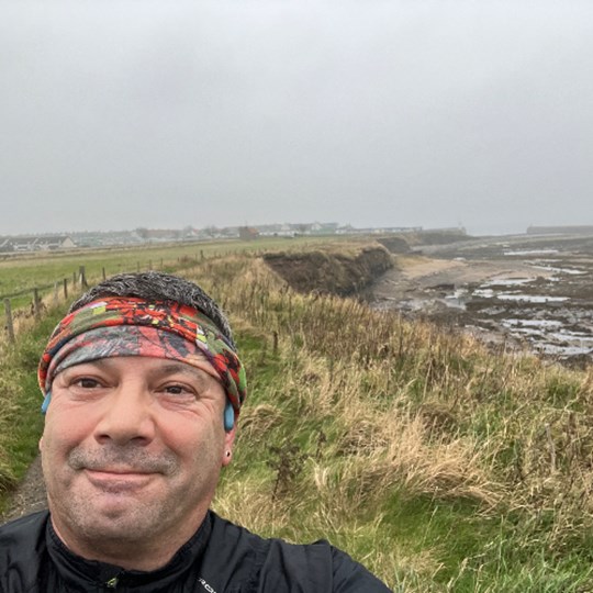 Si running to raise money and awareness of prostate cancer inspired by Paddy Chris