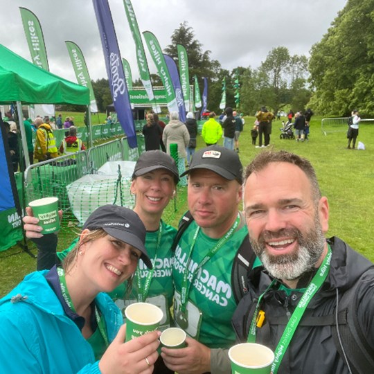 Mark's fundraising page