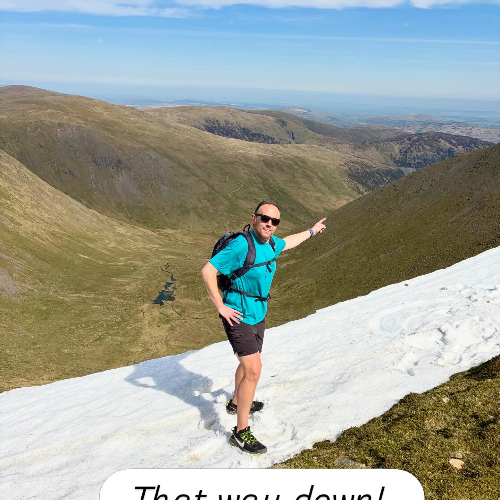 Gareth's fundraising page