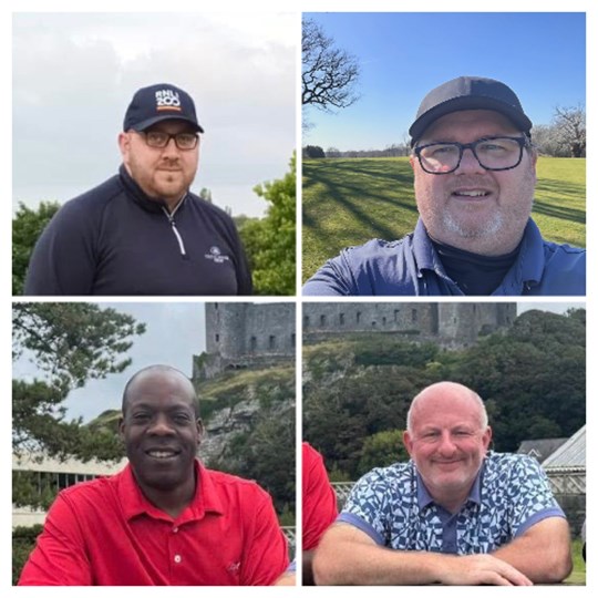 John,Simon,Gareth and Daz's fundraising page