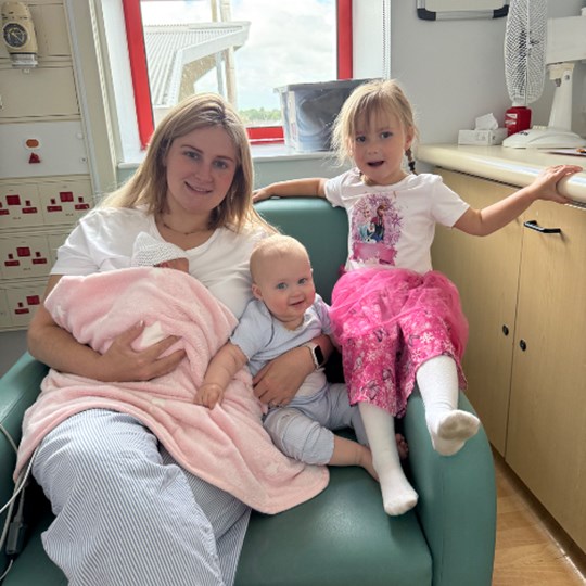 Ellie's fundraising page