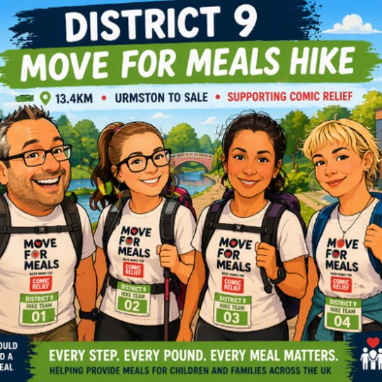 District 9 Move for Meals Hike Challenge