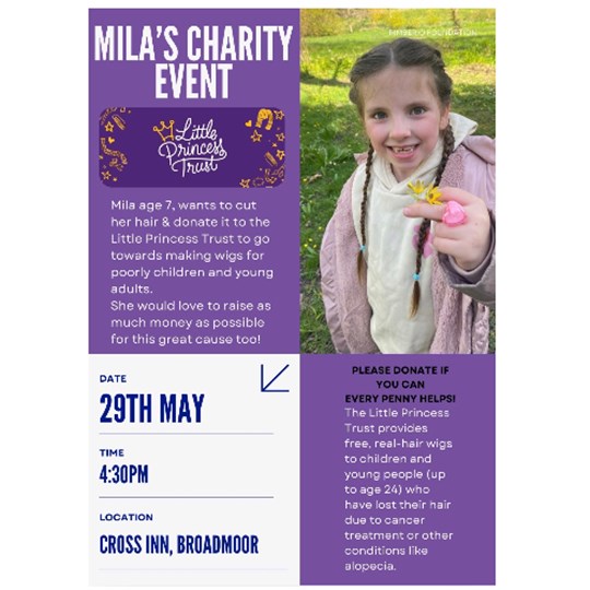 Georgina's fundraising page