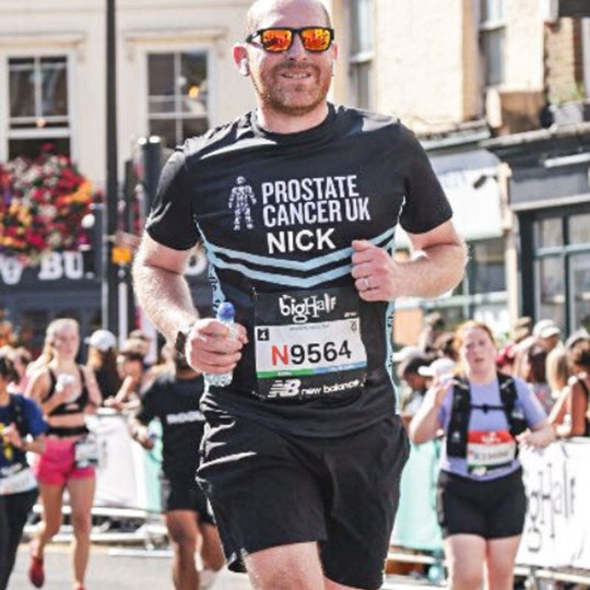 Nick's fundraising page