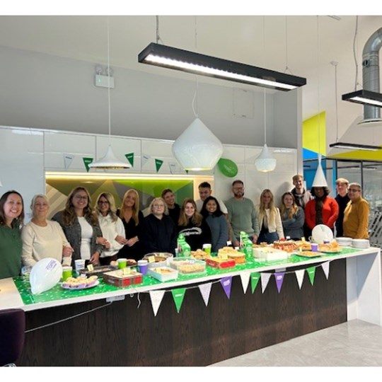 Showcase Ongar and London offices Macmillan Coffee Morning 2024