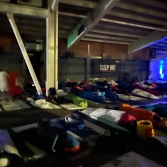 Helen Oldfield Centrepoint Sleepout Fundraiser