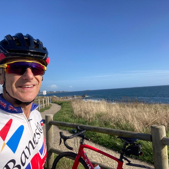 Gary's 1200 mile Cycle the Month Challenge for Prostate Cancer UK