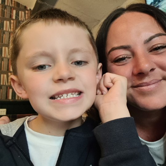 Me and our beautiful autistic son Kane have signed up for Walk 5km this April