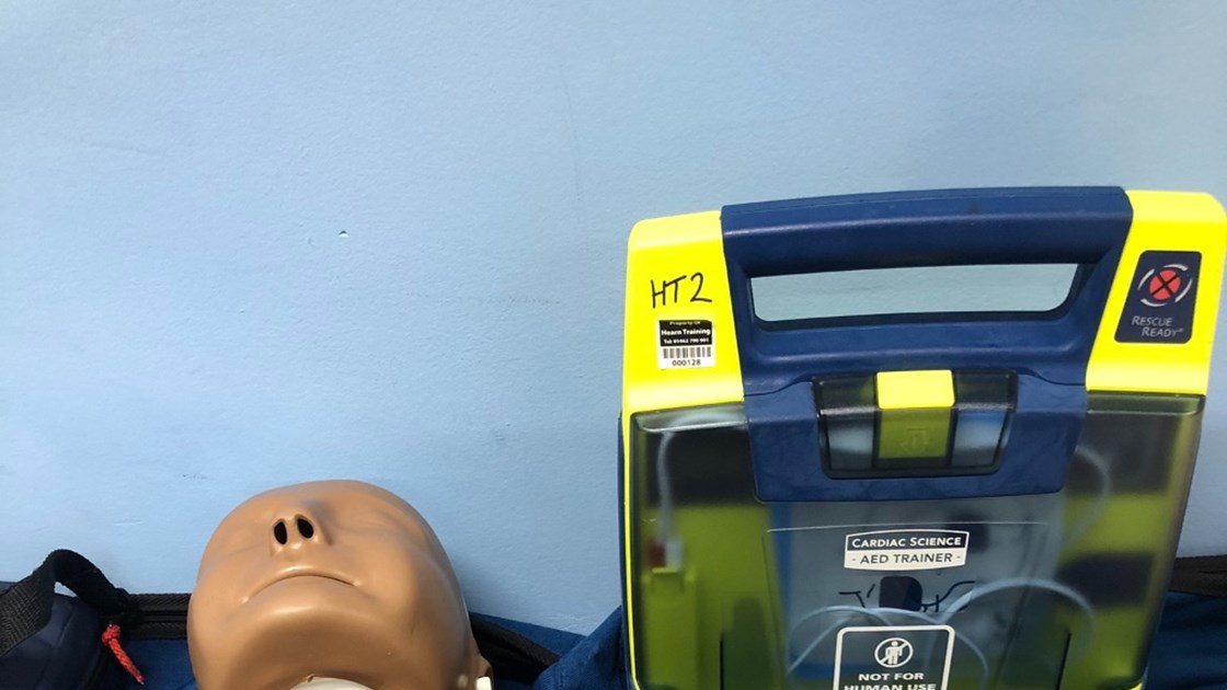 Defibrillator funding JustGiving