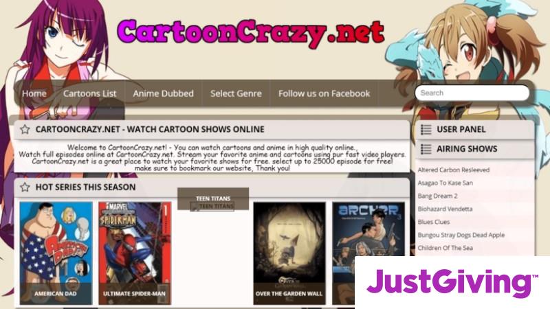 Crowdfunding to Kisscartoon Alternatives on JustGiving