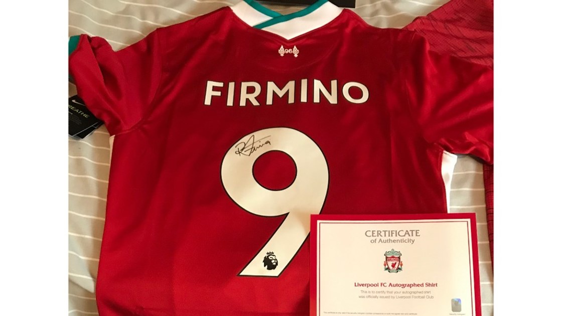 Firmino's Liverpool 2019/20 Signed Shirt - CharityStars