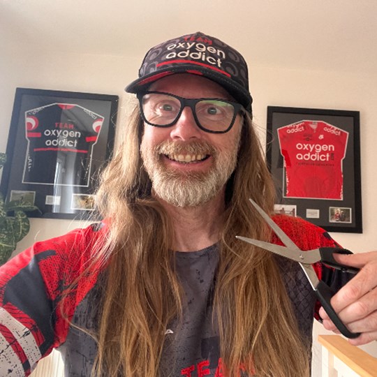 Help Coach Rob Make a Wig For a Child with Cancer